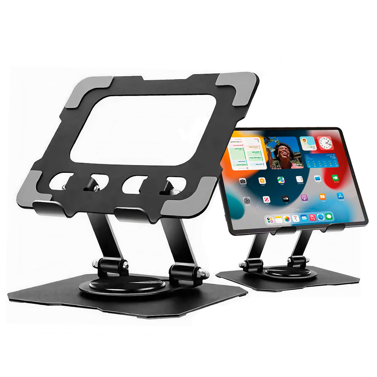 Foto 3 pulgar | Base Ajustable Para Tablet Estable  Flexible Y Compatible Con Todos Los Modelos Color Negro