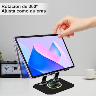 Foto 3 | Base Ajustable Para Tablet Estable Flexible Y Compatible Con Todos Los Modelos Color Negro