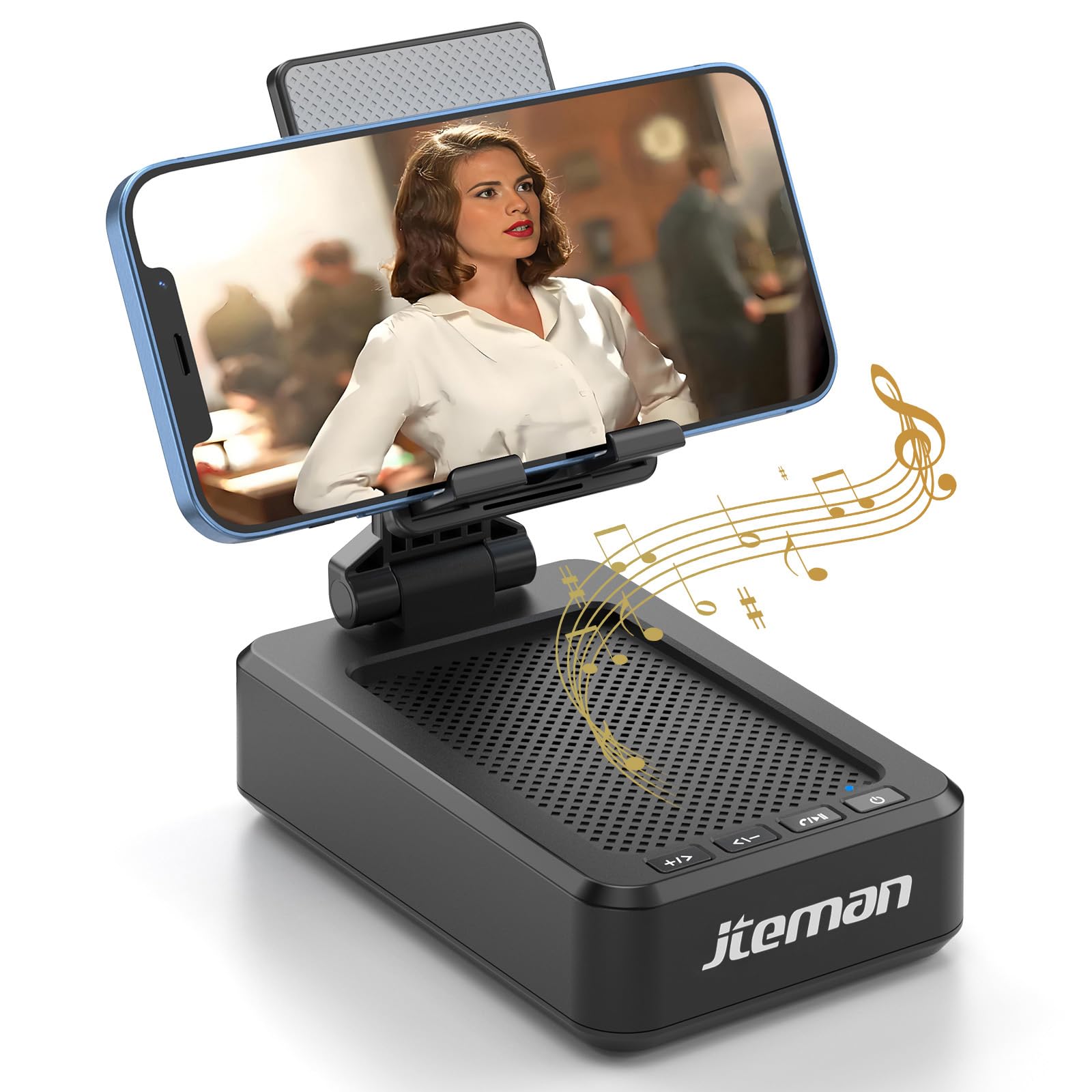 Soporte Para Teléfono Celular Con Altavoz Bluetooth Jteman Hd Sound - Venta Internacional.