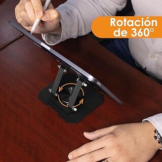 Foto 4 | Base Soporte Para Tablet Archy De Aluminio Multiposicion Base Giratoria Altura Ajustable Portatil Plegable Para Oficina