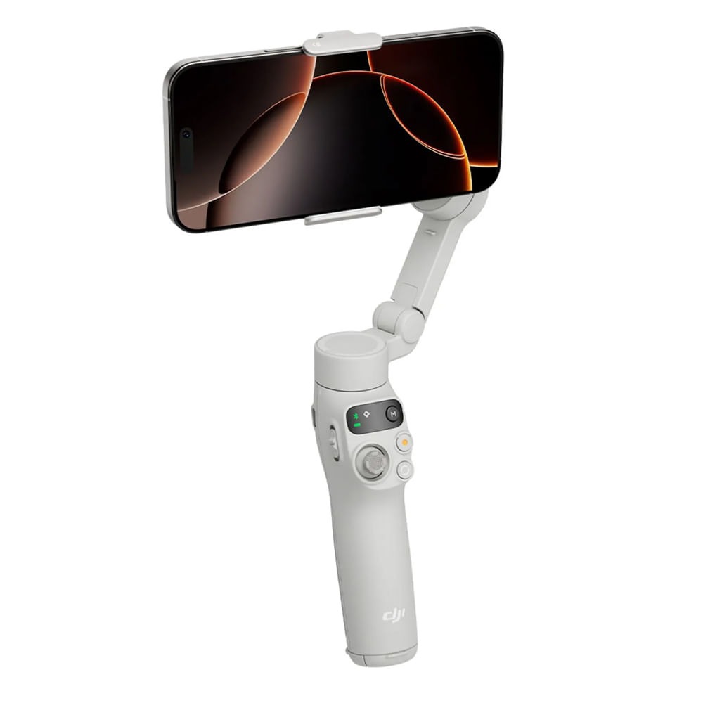 Estabilizador Dji Osmo Mobile 7 Gimbal De 3 Ejes Para Celular  Activetrack 7.0  Plegable  10horas De Uso  Gris Claro
