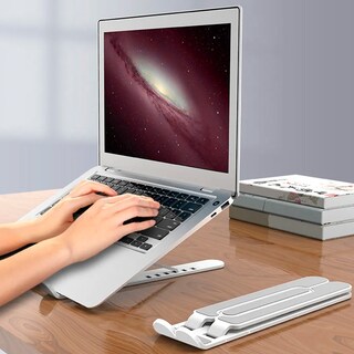 Foto 3 | Soporte Ajustable Premium Para Tablet Y Laptop – Comodidad En Cada Ángulo Blanco