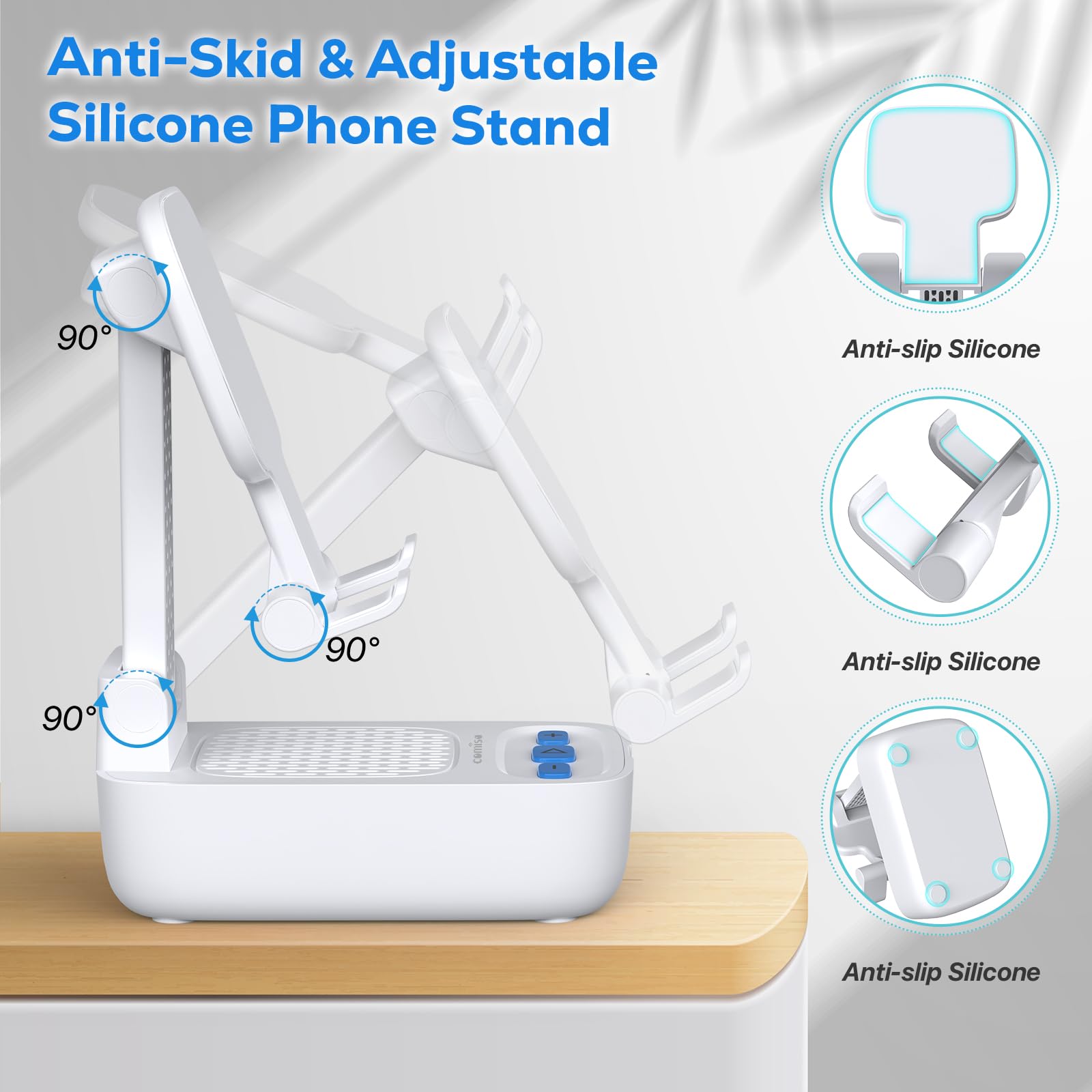 Foto 3 pulgar | Soporte Para Teléfono Con Altavoz Bluetooth Inalámbrico Comiso X8 - Venta Internacional.