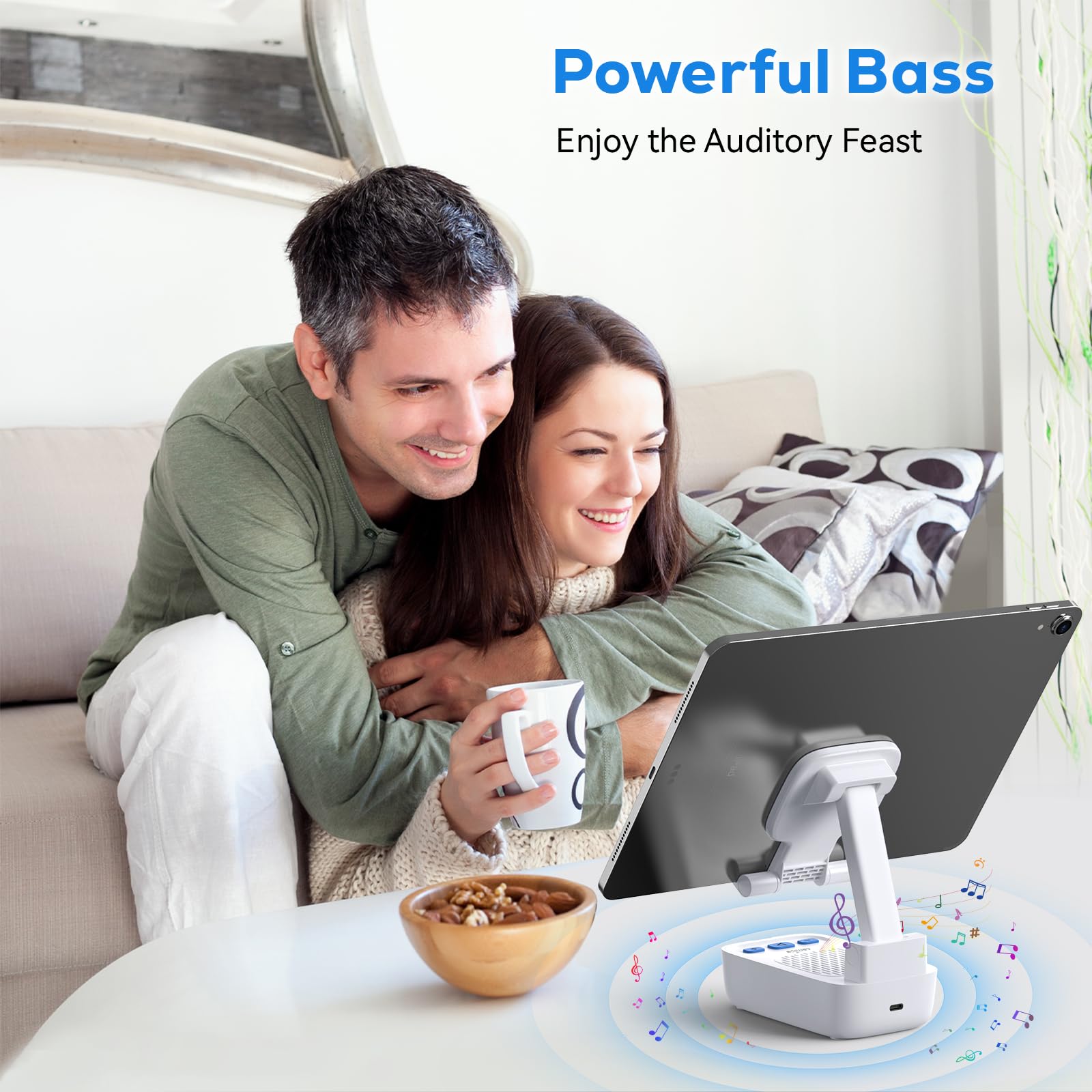 Foto 4 | Soporte Para Teléfono Con Altavoz Bluetooth Inalámbrico Comiso X8 - Venta Internacional.