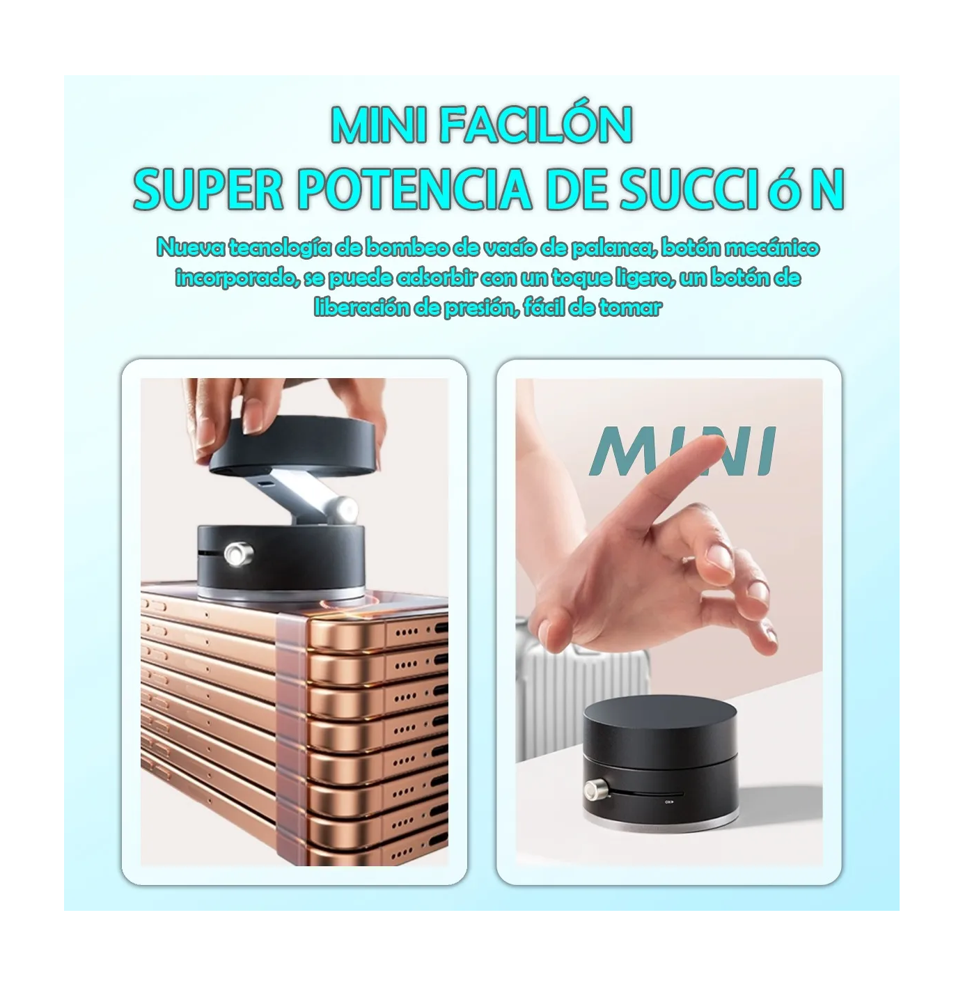 Foto 4 pulgar | Soporte Magnético de Celular Lab.G para Automóvil 360 Grados Negro
