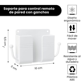Foto 8 | Apoya Celular Adhesivo para Pared 3 Piezas
