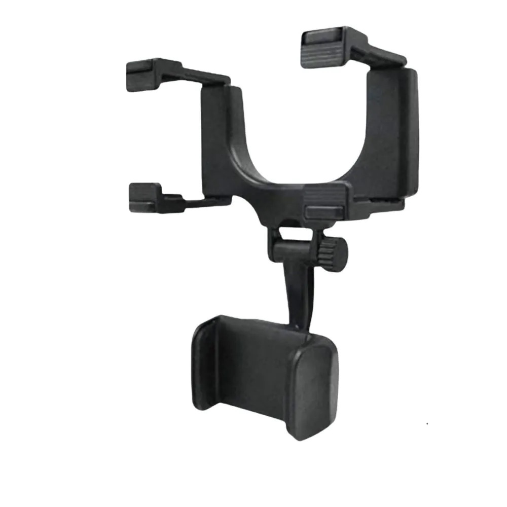 Soporte Universal de Celular para Auto Genérico color Negro 2 X 1 para Pantallas de 3.5 a 6.5 Pulgadas