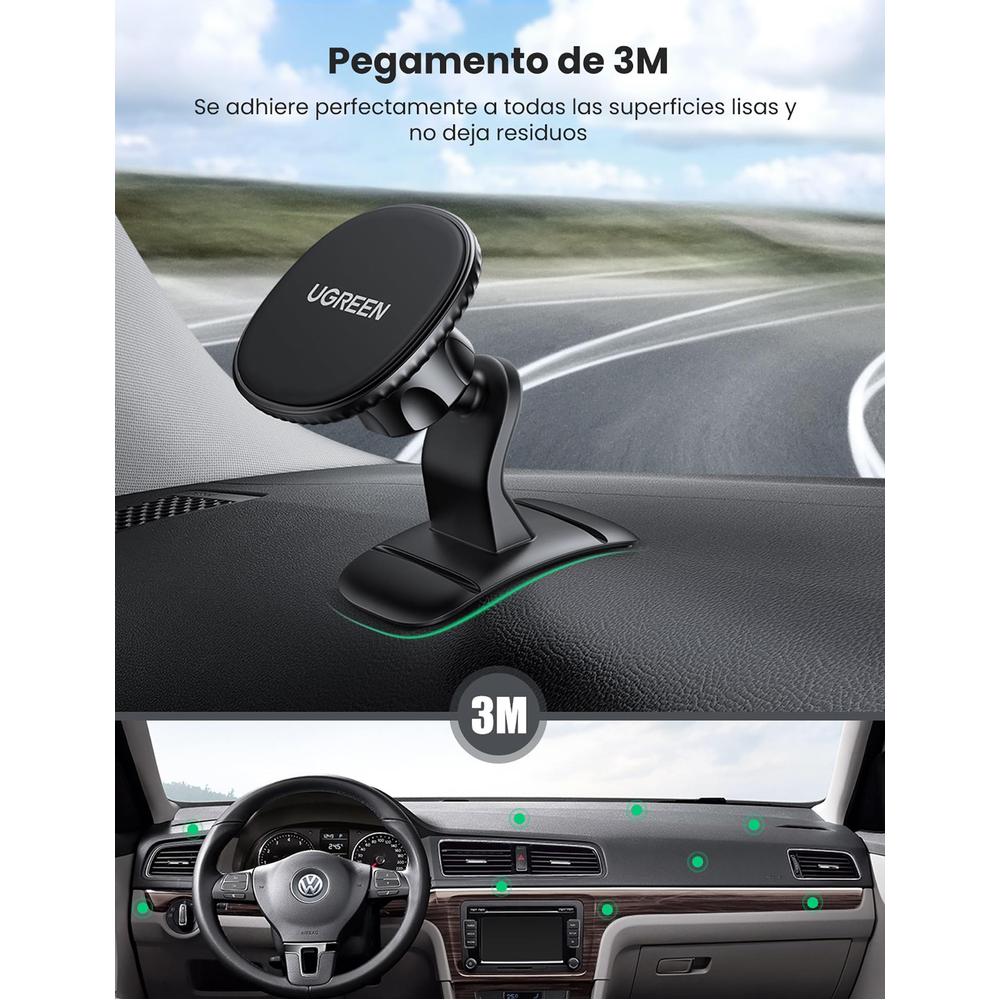 Foto 4 pulgar | Soporte Magnético Universal Ugreen para Auto color Negro