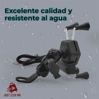 Foto 3 | Soporte Porta Celular Con Usb Para Motocicleta