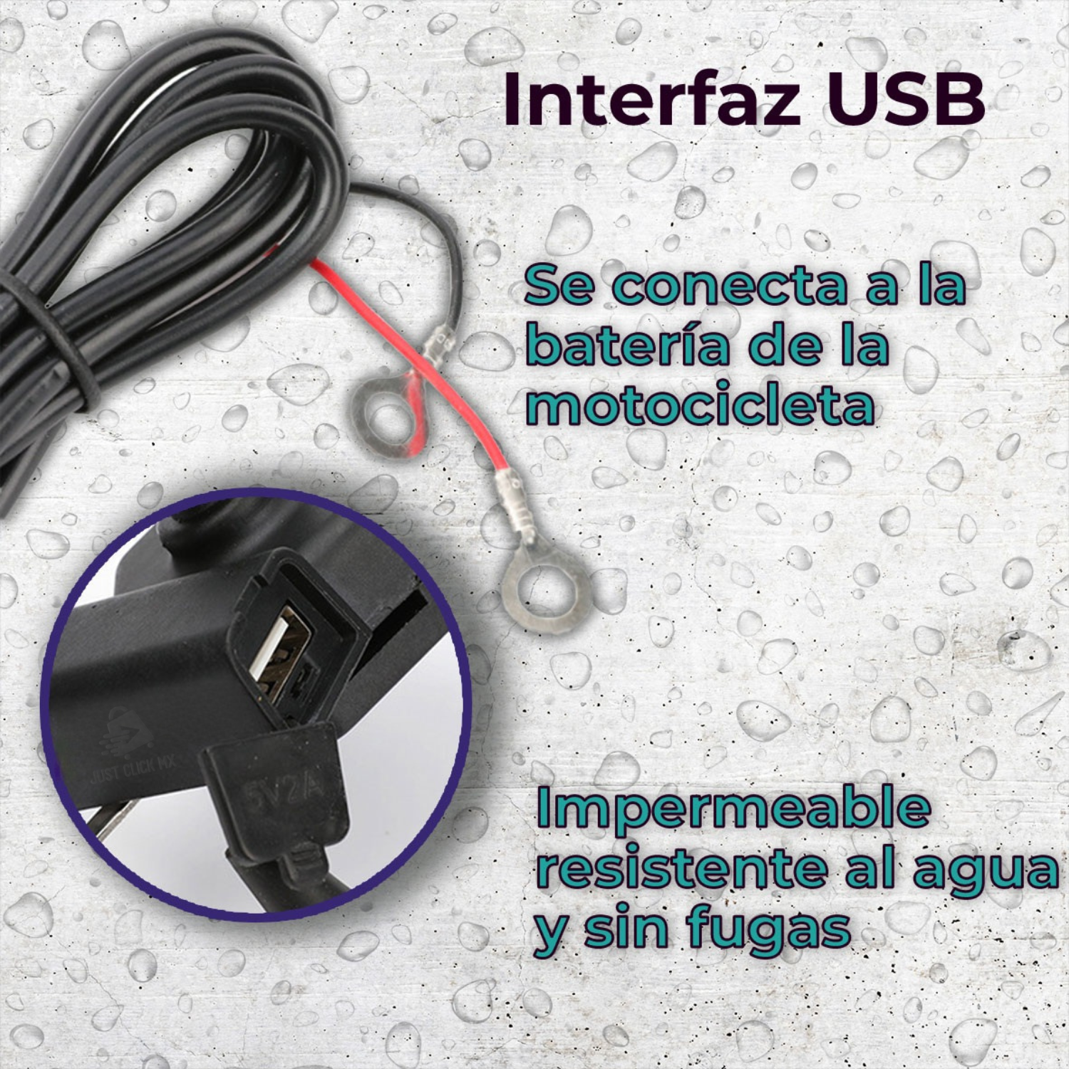 Foto 8 pulgar | Soporte Porta Celular Con Usb Para Motocicleta