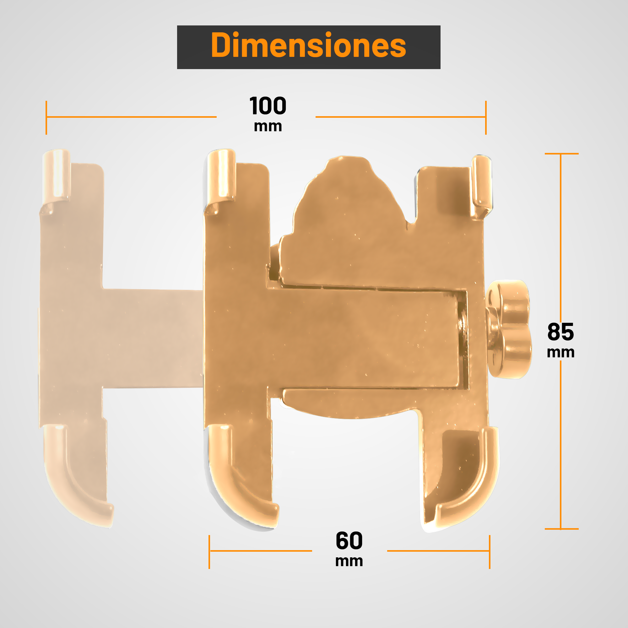 Foto 5 pulgar | Base Soporte Archy Porta Celular 360 Aleación Metal Ultra Firme Vertical Universal