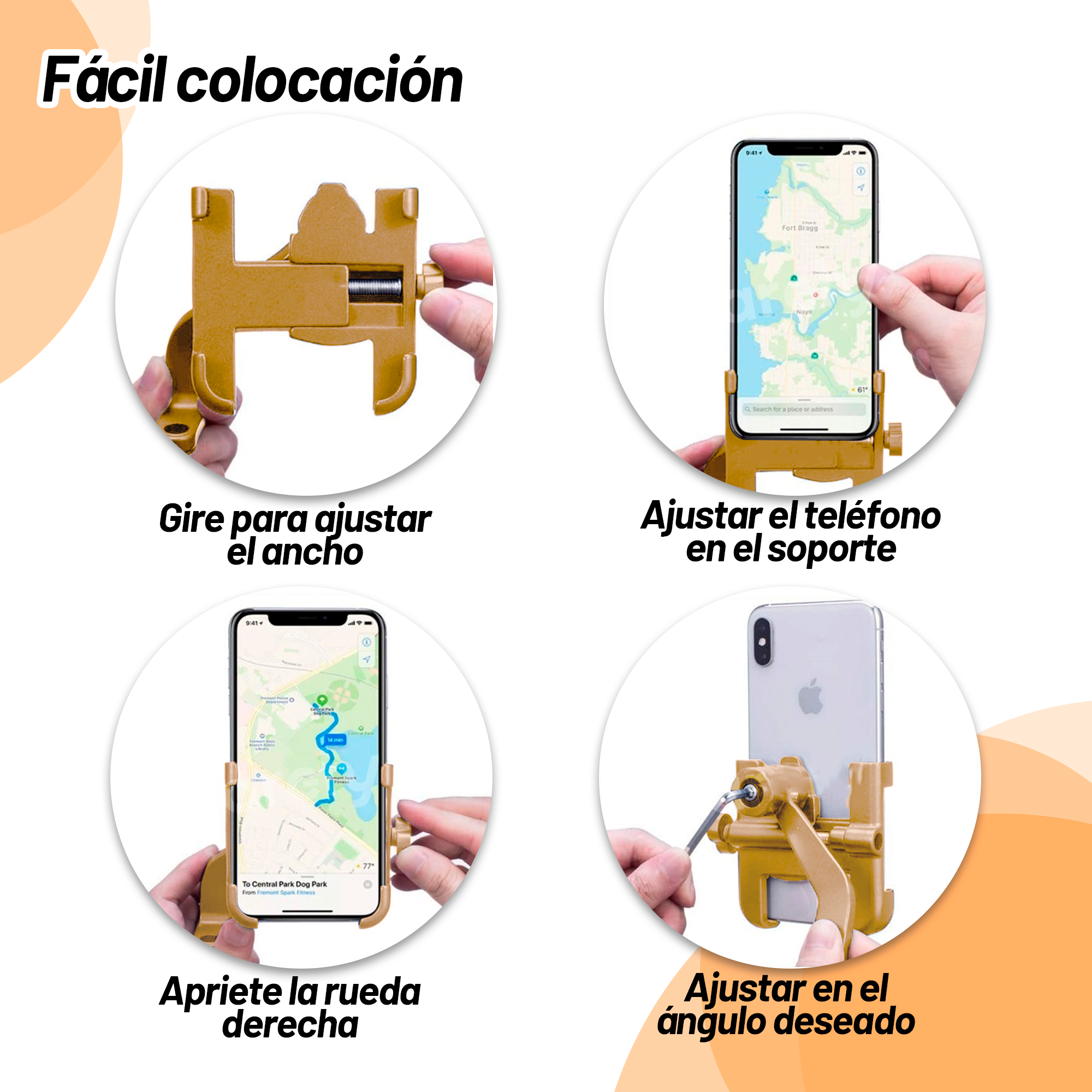 Foto 5 | Base Soporte Archy Porta Celular 360 Aleación Metal Ultra Firme Vertical Universal