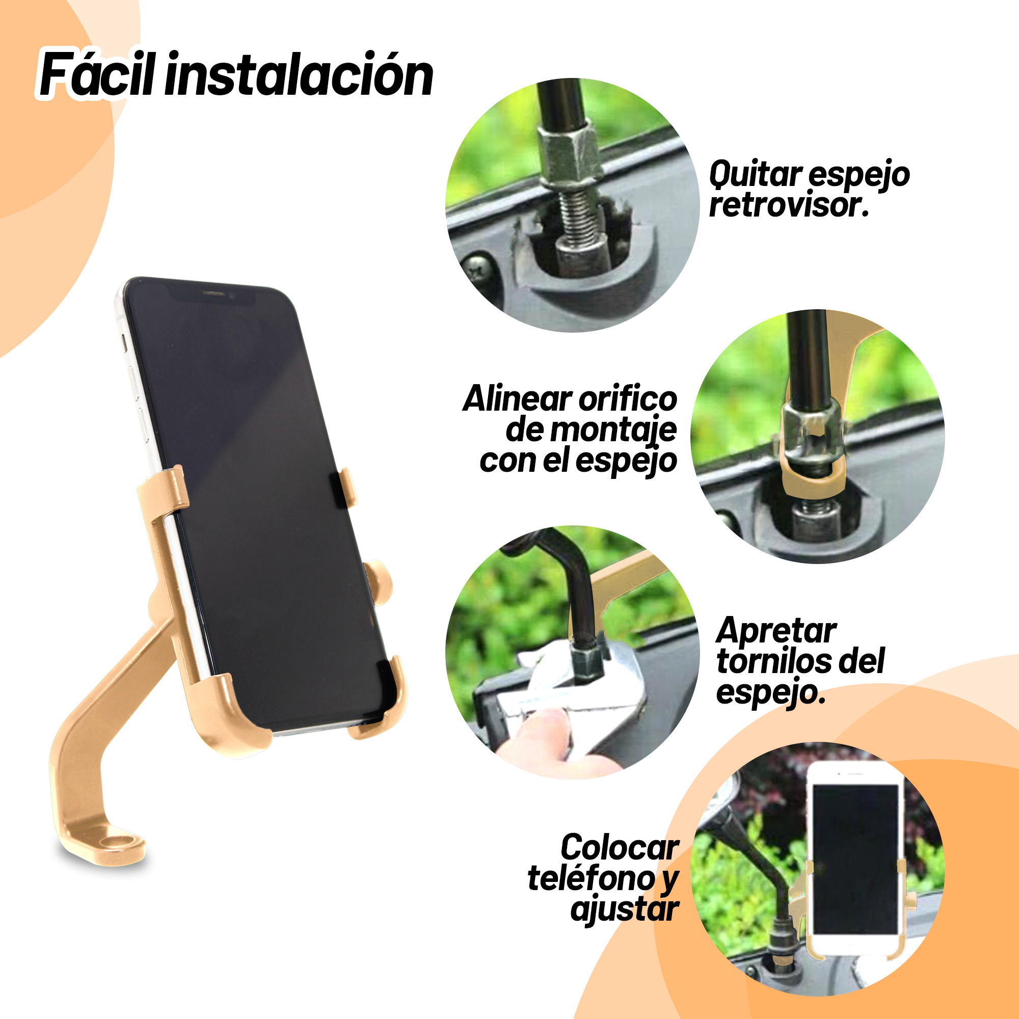 Foto 8 pulgar | Base Soporte Archy Porta Celular 360 Aleación Metal Ultra Firme Vertical Universal
