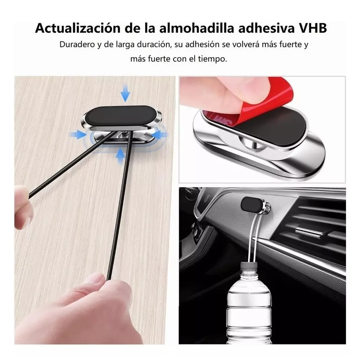 Foto 4 | Soporte Base Magnético Para Celular Para Auto, Negro