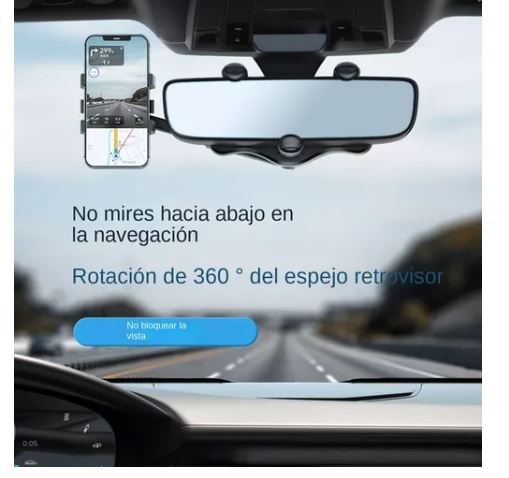 Foto 4 pulgar | Soporte para Celular 360° XYZ A123 Negro