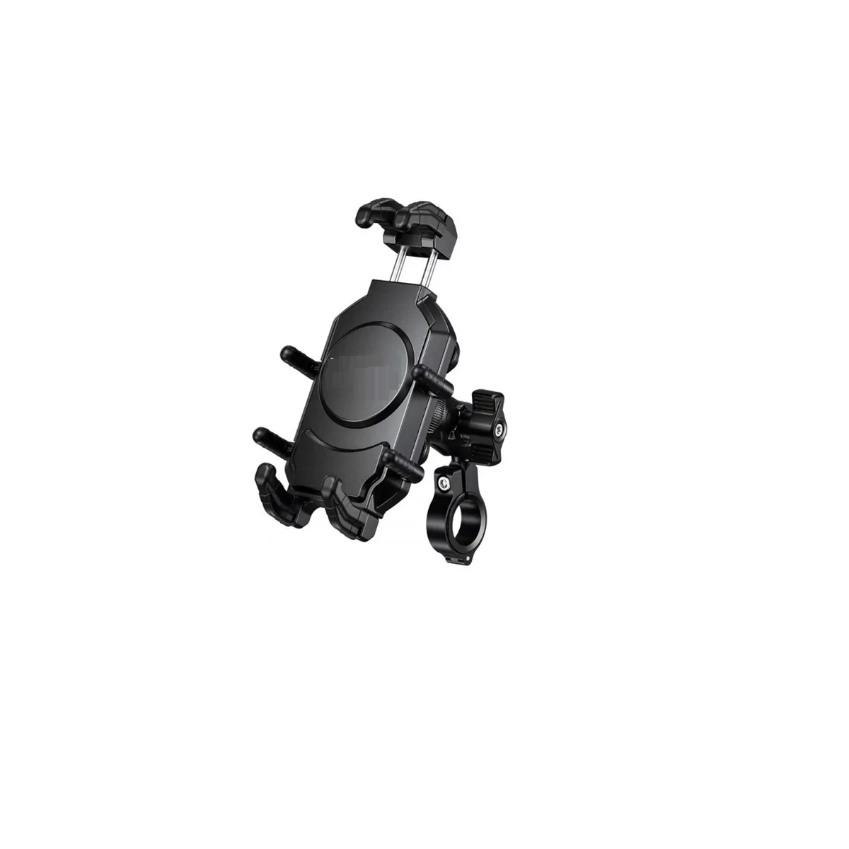 Soporte Porta Celular Antirrobopara Motocicleta Amortiguado Eo Safe Imports Esi-13603 Negro