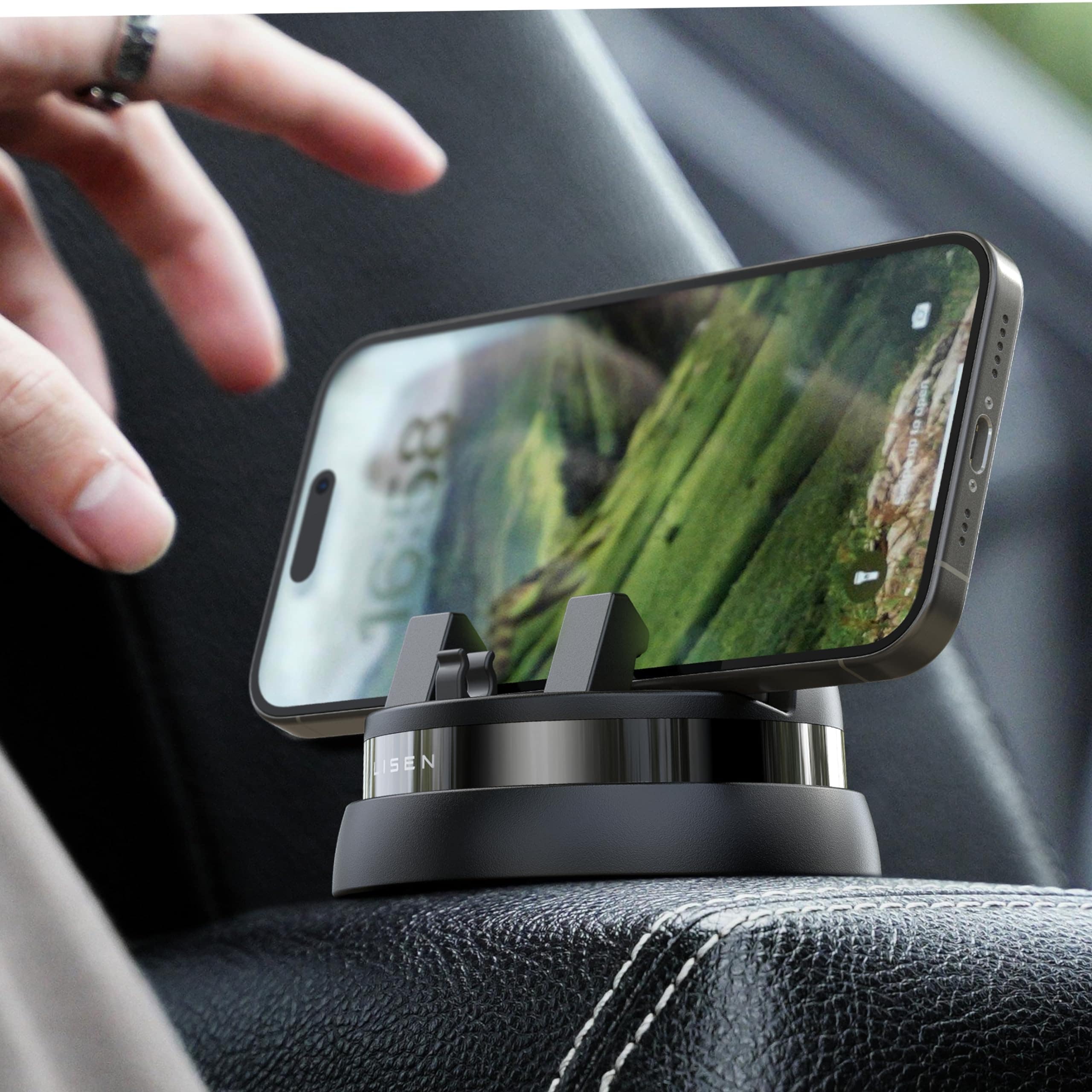 Soporte Para Teléfono De Coche Lisen, Salpicadero, Giratorio 360° - Venta Internacional. $569