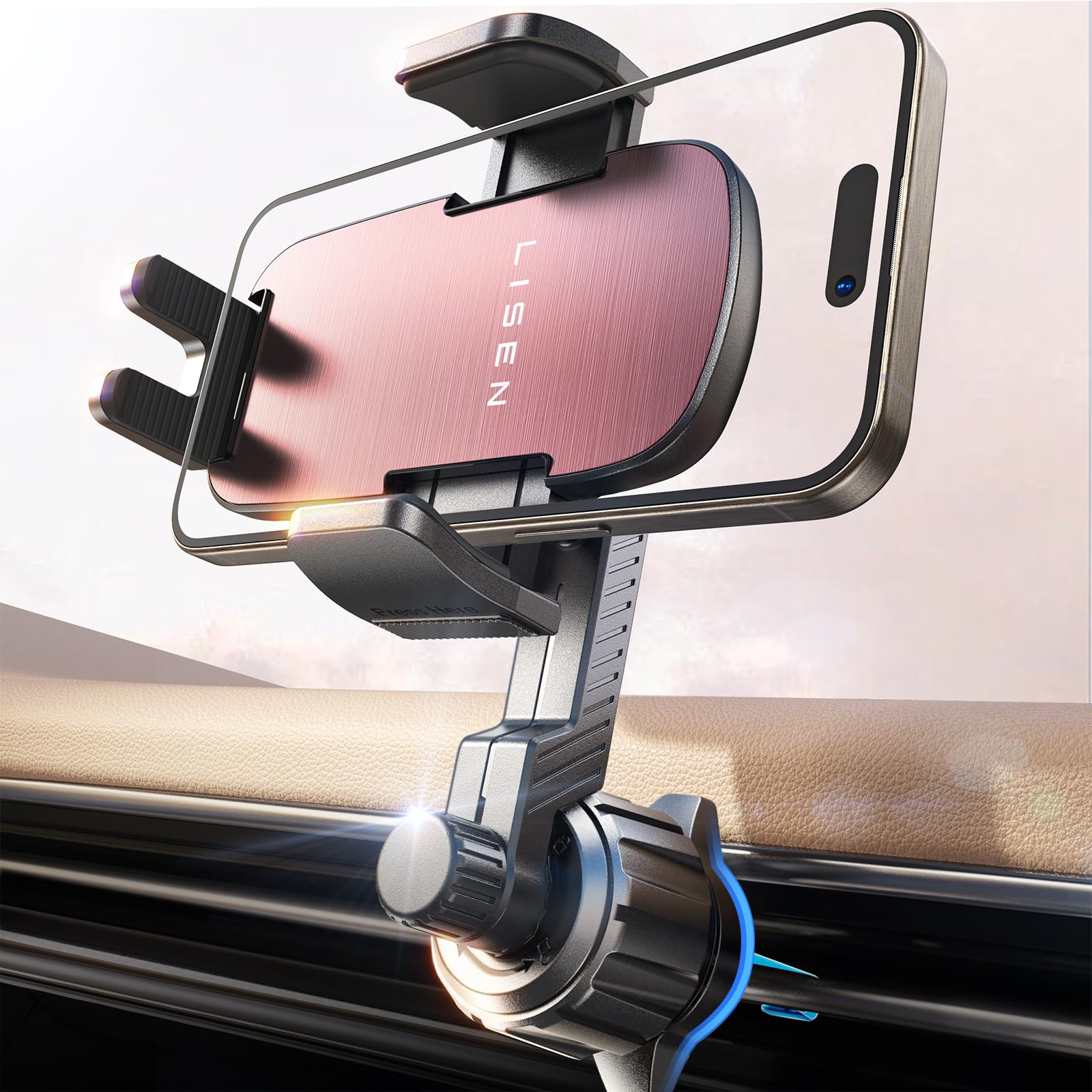 Soporte Para Teléfono Lisen, Rejilla De Ventilación Giratoria Para Iphone 15 Pro Max De 2024 - Venta Internacional. $640