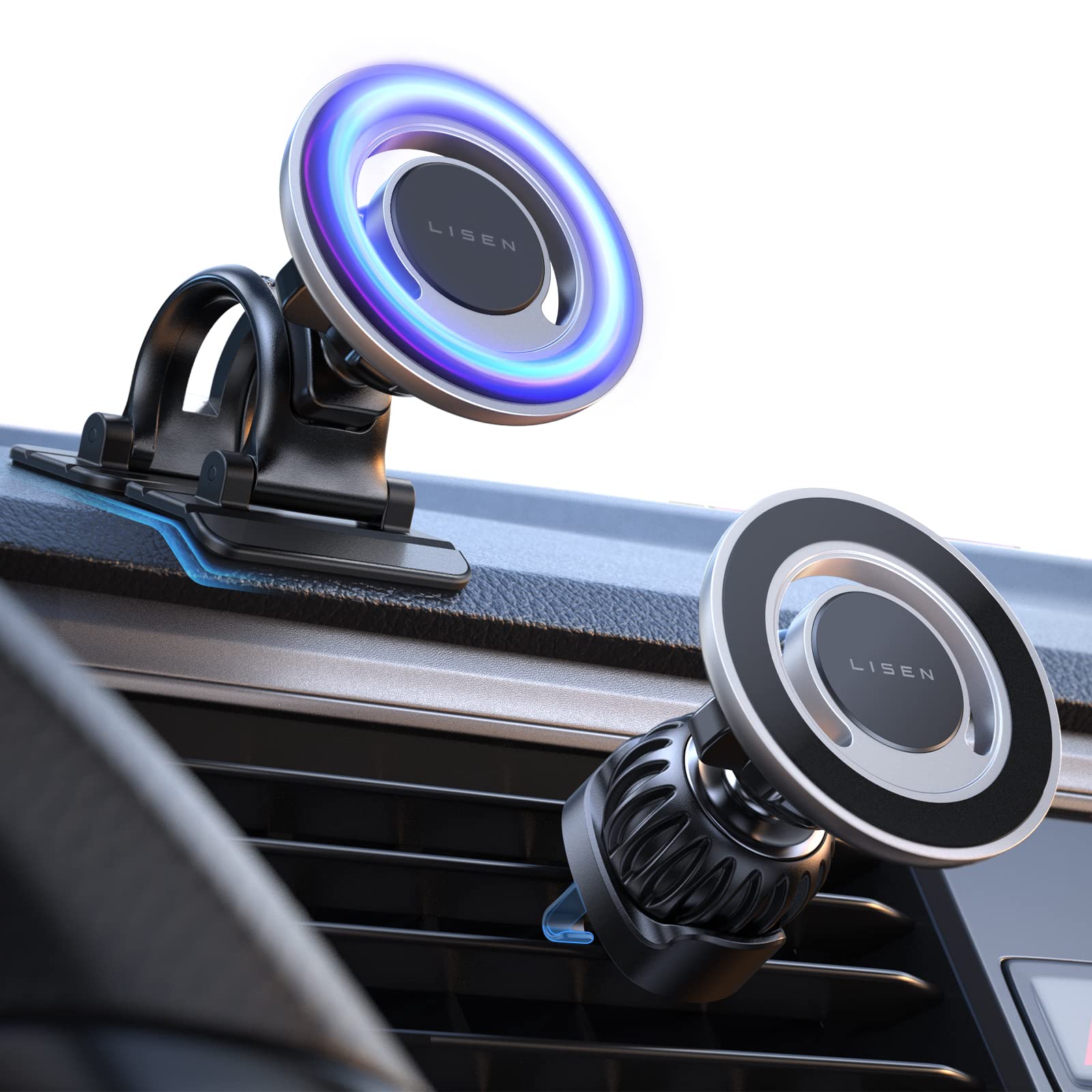Soporte Magnético Para Coche Lisen, Apto Para Iphone Magsafe - Venta Internacional. $648