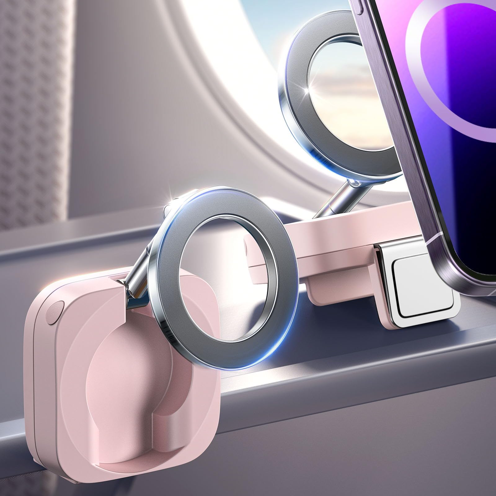 Soporte Para Teléfono Lisen Rose Universal Para Viajes En Avión - Venta Internacional. $941