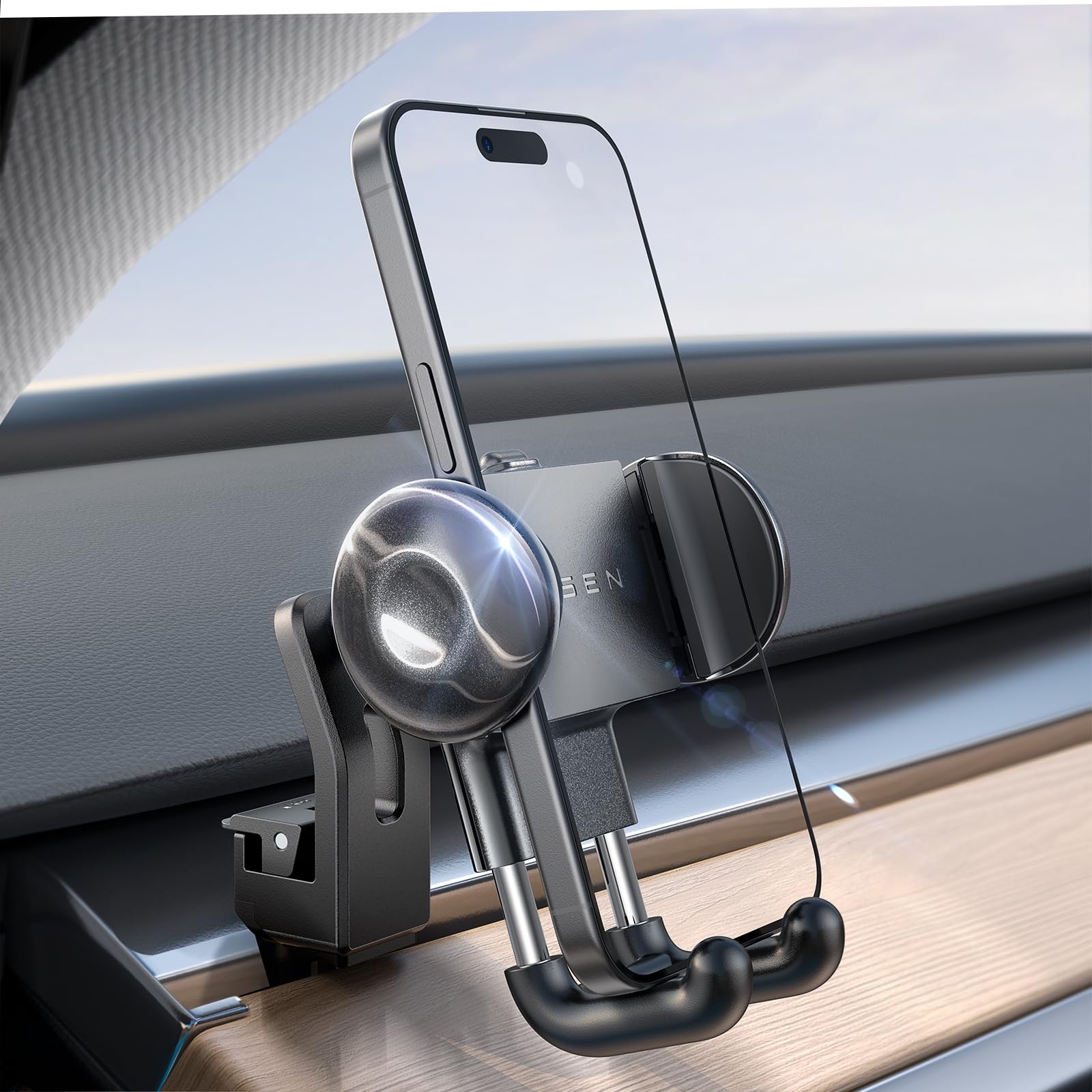 Soporte De Teléfono Lisen Tesla 2024 Para Tesla Model 3 Y - Venta Internacional. $456