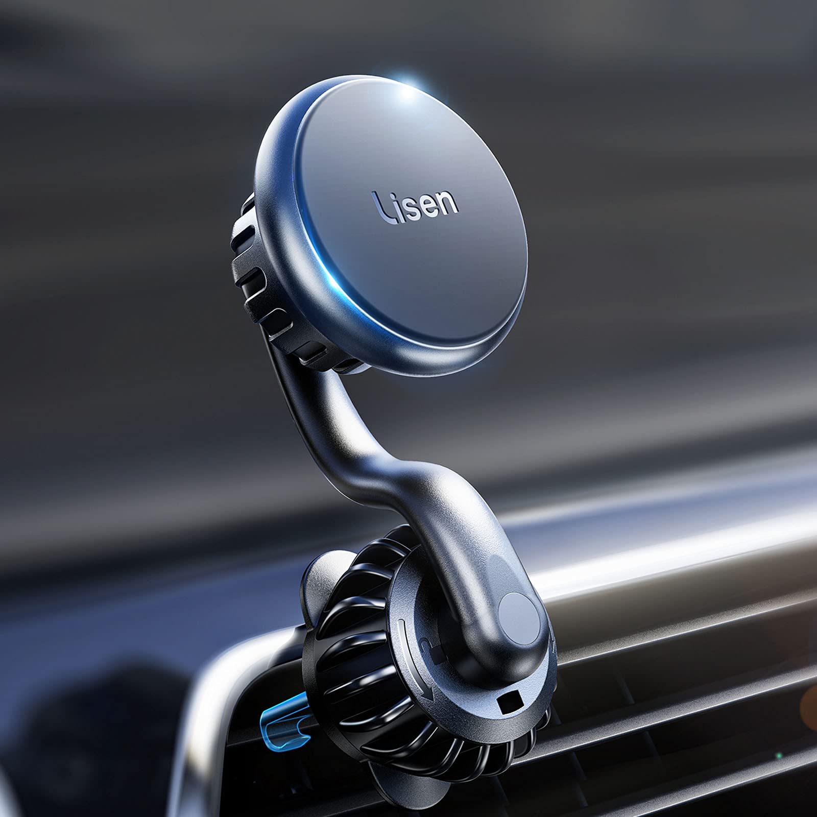 Soporte Magnético Para Teléfono Lisen Para Ventilación De Coche - Venta Internacional. $435