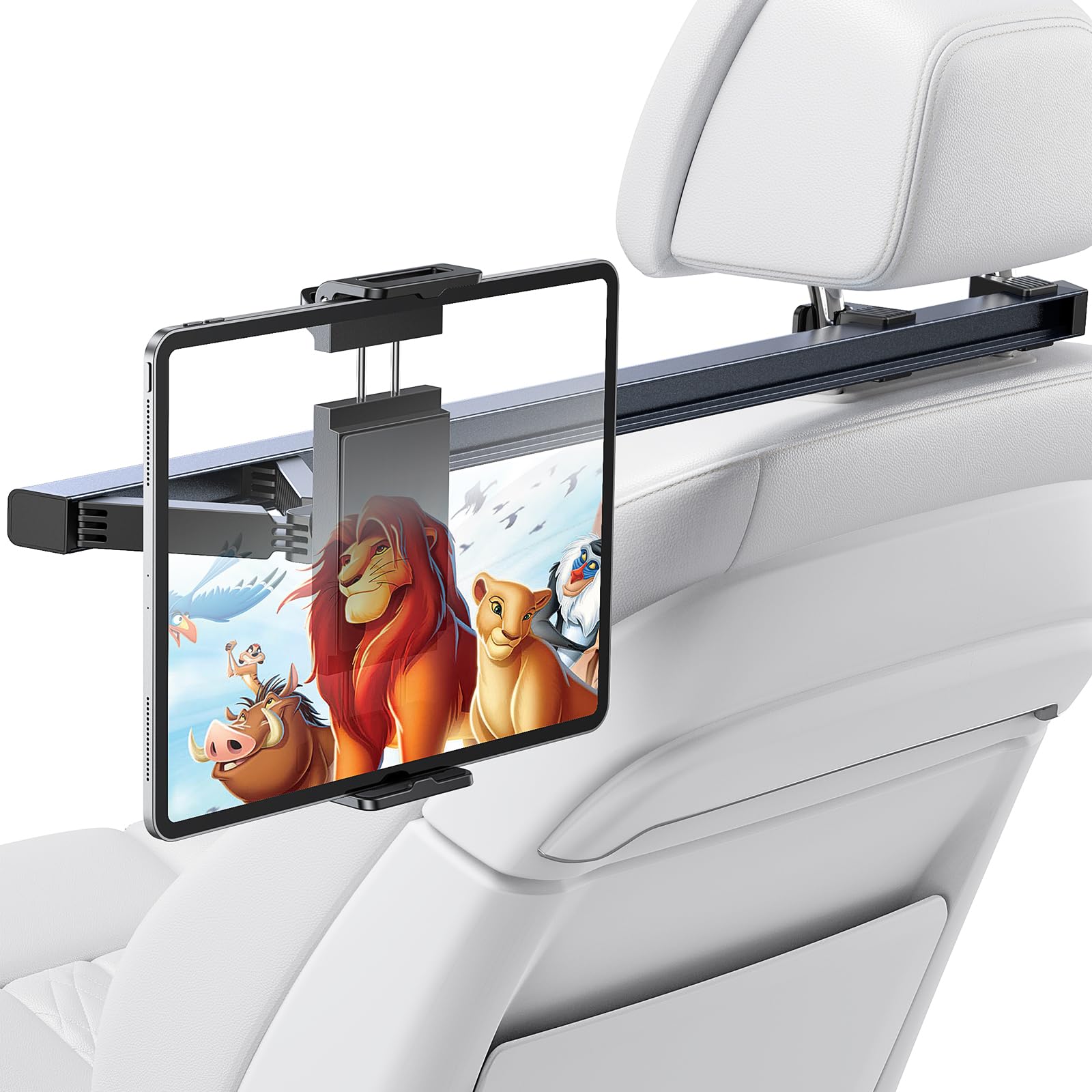 Soporte De Coche Lisen Para Ipad, Asiento Trasero Para Dispositivos De 4,7 A 12,9, Color Negro - Venta Internacional.