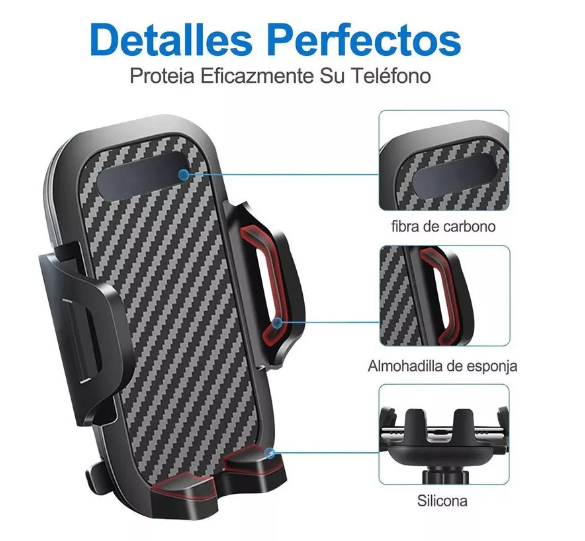 Foto 5 pulgar | Wünd Soporte Para Teléfono Para Coche,soporte Porta Celular 3en1