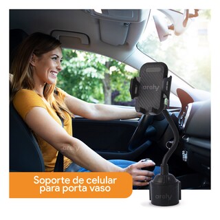 Foto 3 | Archy Base Soporte Porta Celular Para Auto Giratorio 360 Carro Para Portavasos De Coche, Flexible, Ajustable Y U