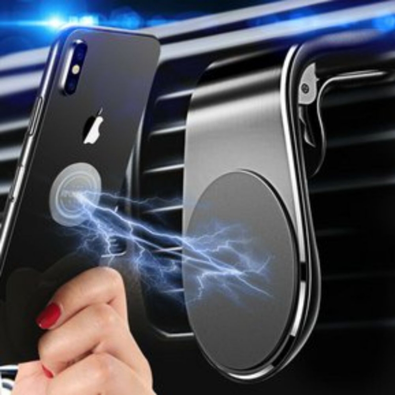 Foto 4 pulgar | Soporte Magnético Universal Para Teléfono, Aleación De Aluminio, Magnético, Para Coche - Venta Internacional.