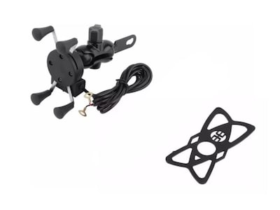 Foto 2 | Soporte Para Teléfono Celular Para Motocicleta Con Cargador Usb - Venta Internacional.