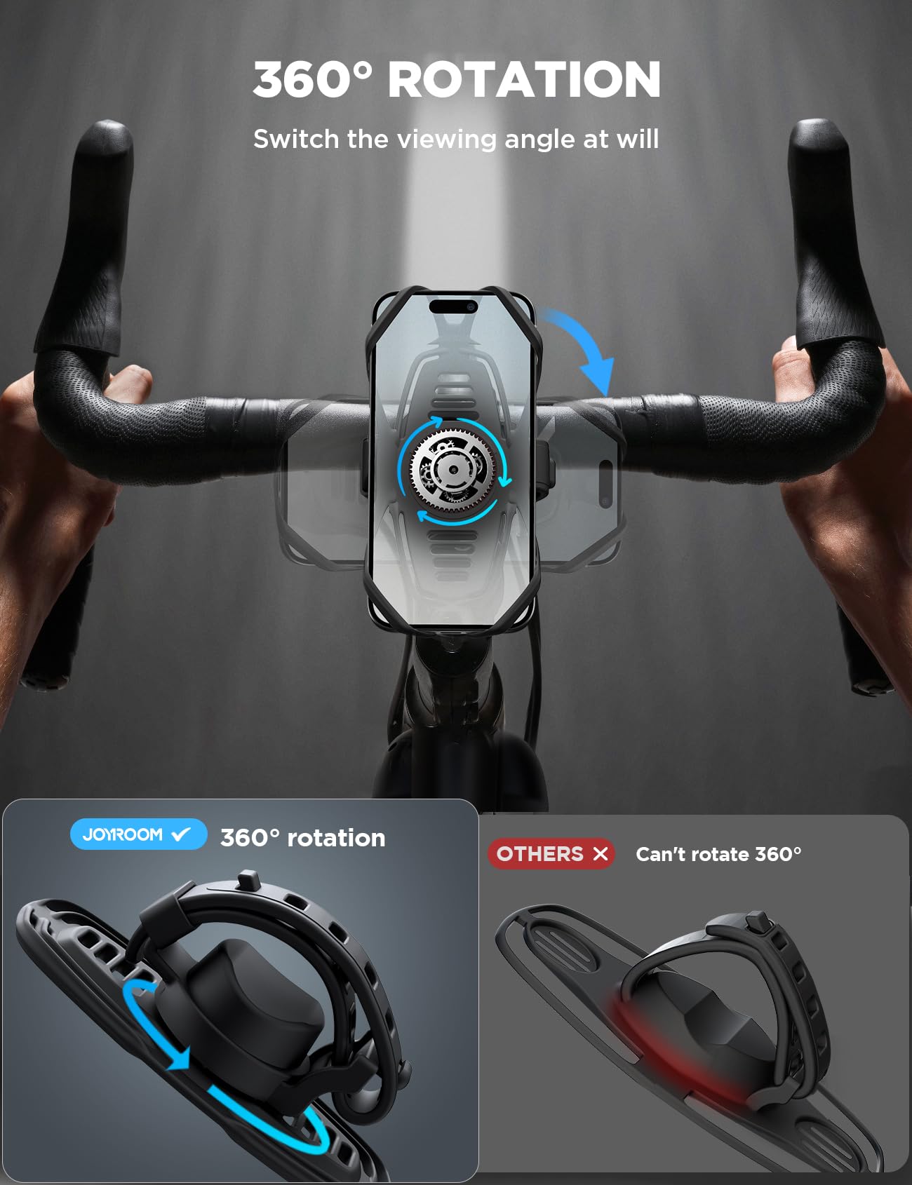 Foto 5 pulgar | Soporte De Teléfono Para Bicicleta Joyroom 2024 Upgrade Para Iphone 15/16 Pro - Venta Internacional.