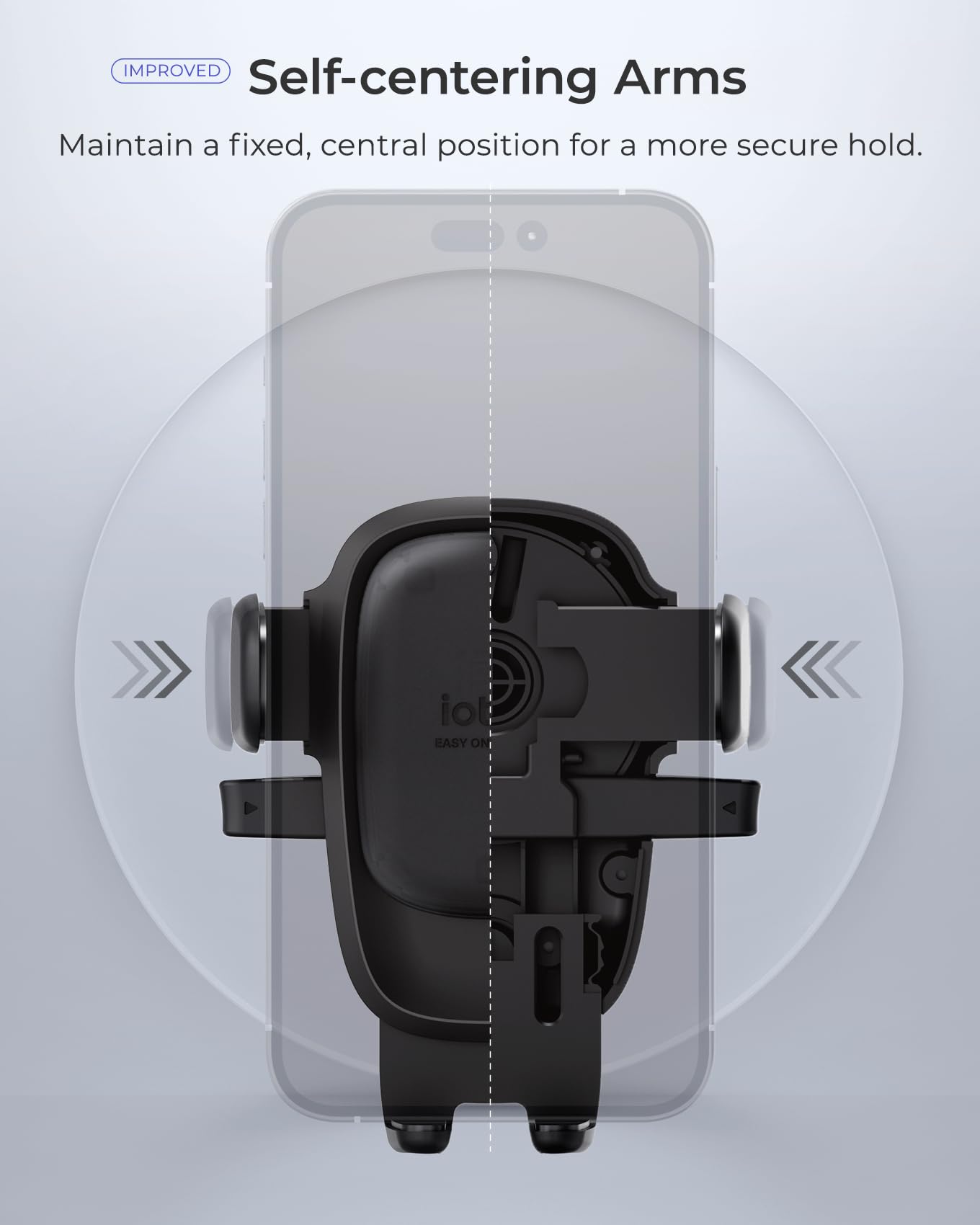 Foto 4 pulgar | Soporte De Coche Iottie Easy One Touch 6 Para Iphone Samsung - Venta Internacional.