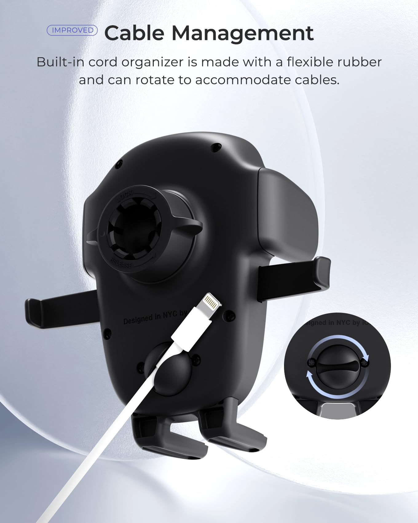 Foto 5 pulgar | Soporte De Coche Iottie Easy One Touch 6 Para Iphone Samsung - Venta Internacional.