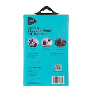 Foto 4 | Soporte De Celular Para Auto Stf 3 En 1