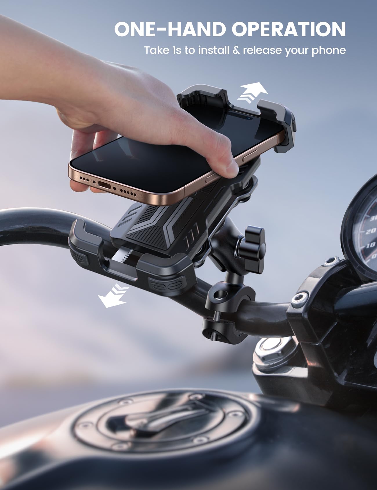 Foto 6 | Soporte De Teléfono Para Moto Lamicall Para Iphone 16/15/14/13 - Venta Internacional.