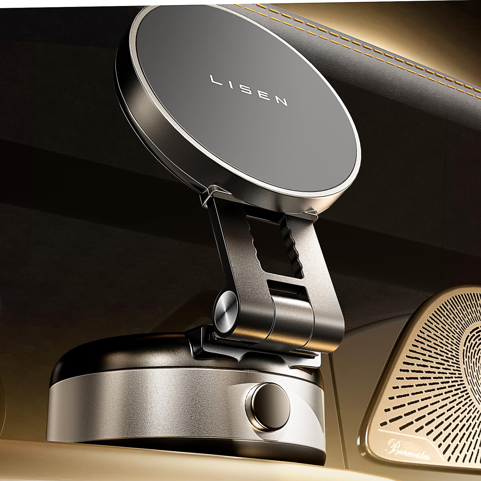 Soporte De Teléfono De Coche Lisen Con Succión Magnética Al Vacío Para Iphone - Venta Internacional.