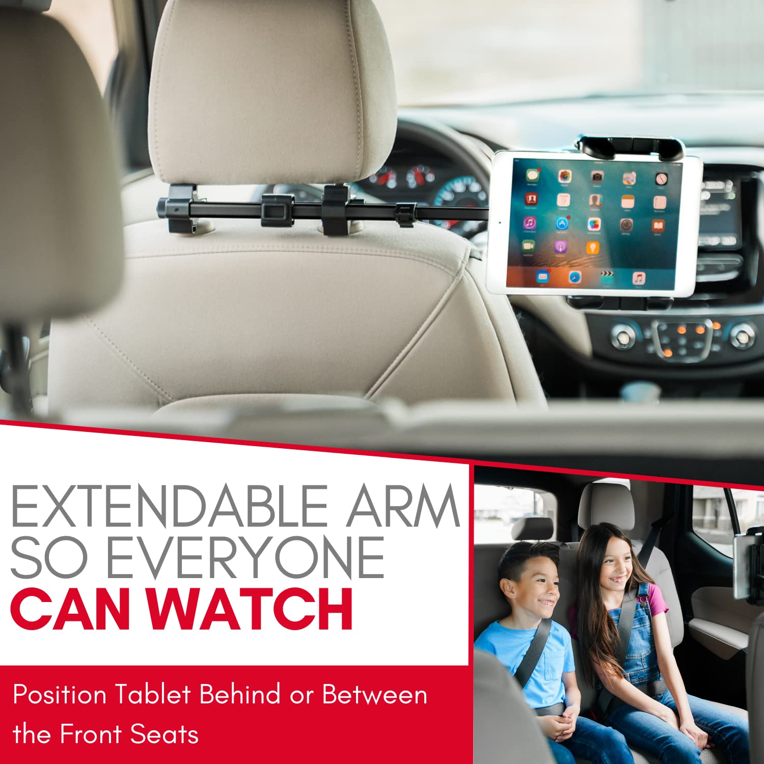 Foto 4 | Soporte Para Tablet Macally Para Reposacabezas De Coche Ipad Pro/air/mini - Venta Internacional.