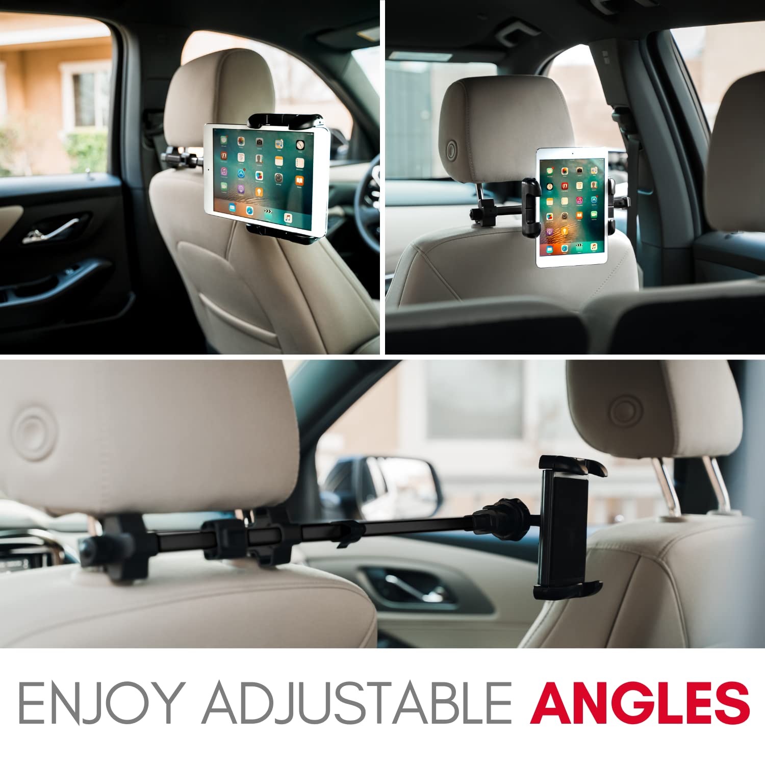 Foto 6 pulgar | Soporte Para Tablet Macally Para Reposacabezas De Coche Ipad Pro/air/mini - Venta Internacional.