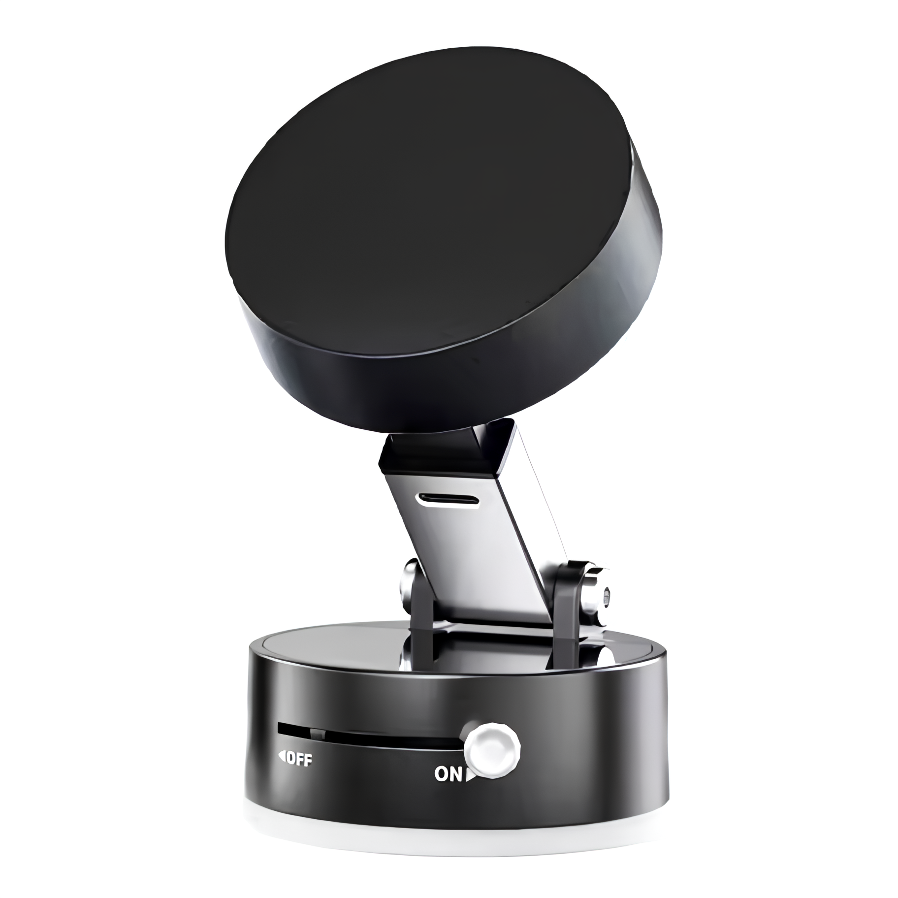 Soporte Magnético Para Celular, Base Con Ventosa Al Vacío, Multiescena Auto/oficina/viajes, Negro