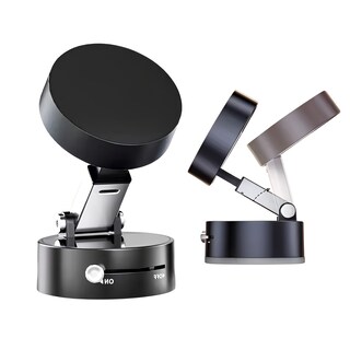 Foto 7 | Soporte Magnético Para Celular, Base Con Ventosa Al Vacío, Multiescena Auto/oficina/viajes, Negro