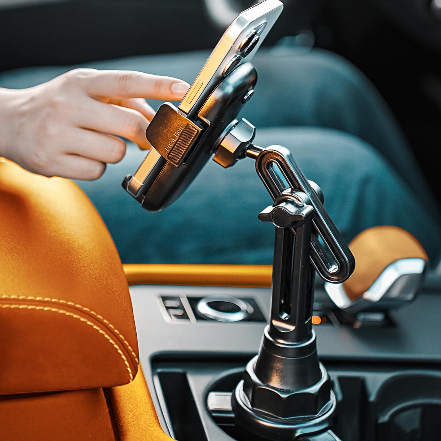 Foto 1 | Soporte Para Teléfono Celular Con Portavasos Para Automóvil Modelo Lisen 2025 - Venta Internacional.