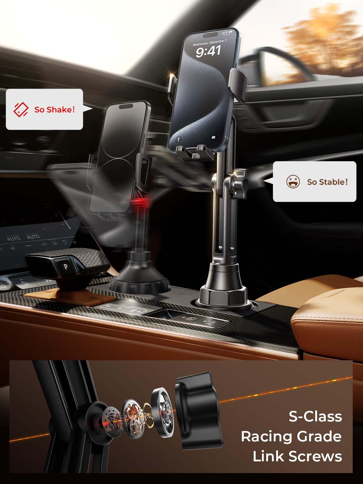 Foto 3 pulgar | Soporte Para Teléfono Celular Con Portavasos Para Automóvil Modelo Lisen 2025 - Venta Internacional.