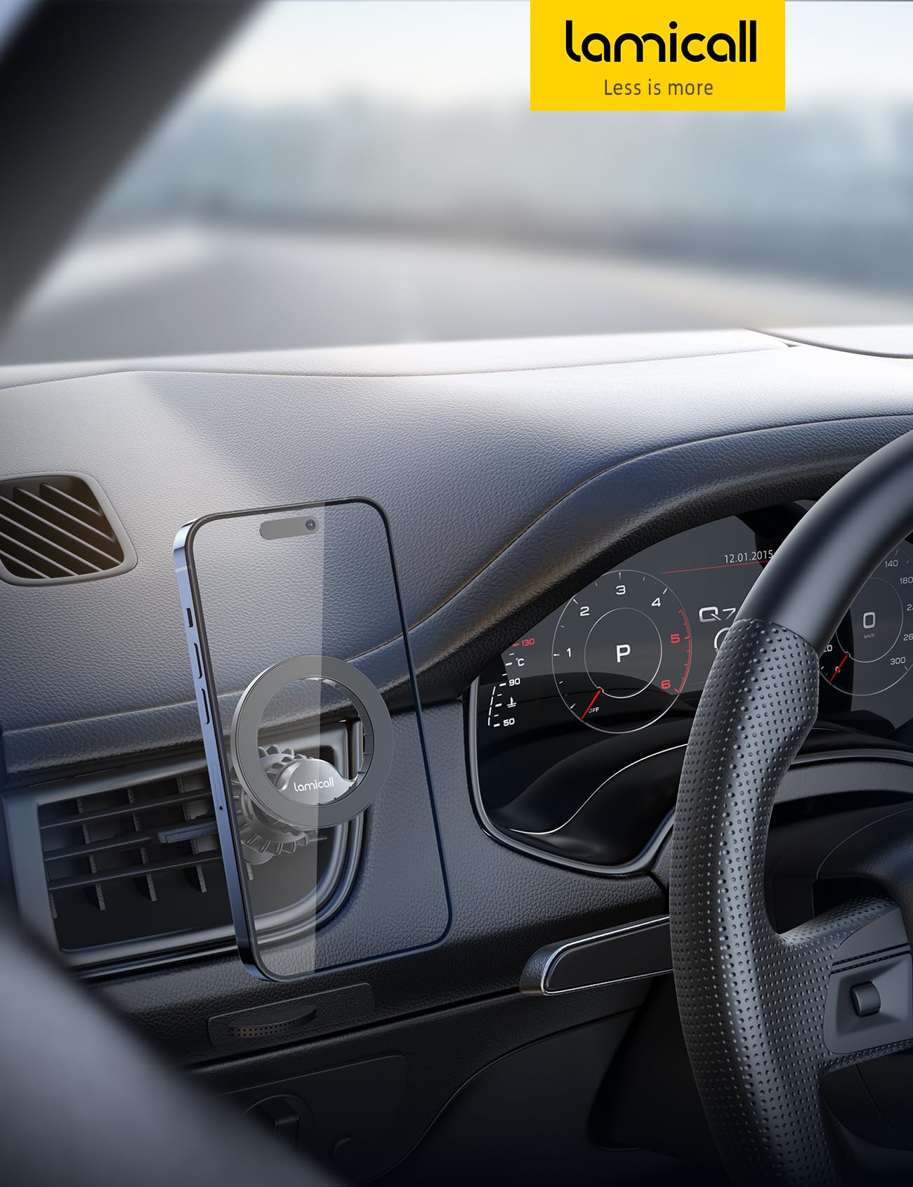 Foto 8 pulgar | Soporte Para Coche Lamicall Compatible Con Magsafe Con 20 Superimanes Para Iphone - Venta Internacional.