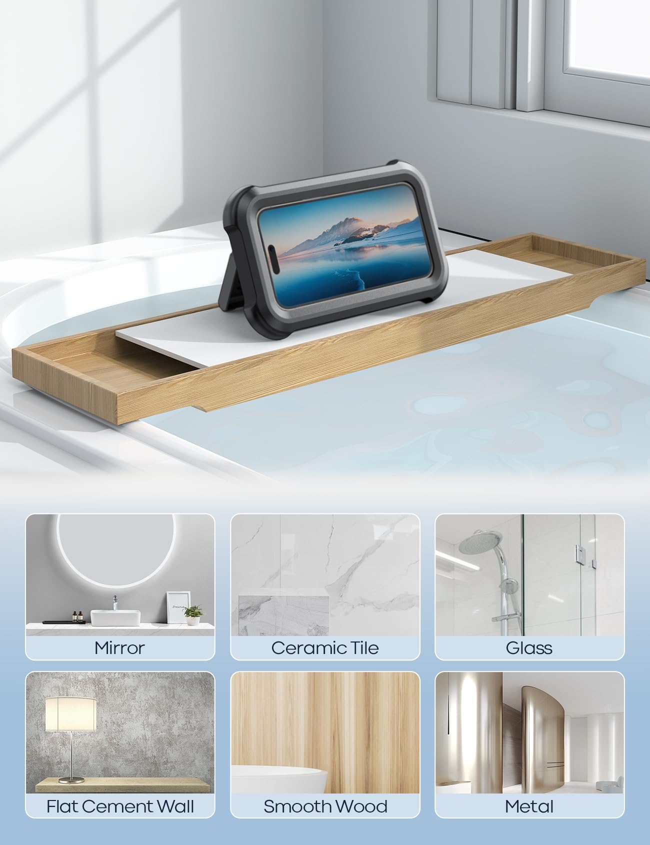 Foto 6 pulgar | Soporte De Teléfono De Ducha Lamicall Impermeable Para Iphone 4-7 - Venta Internacional.