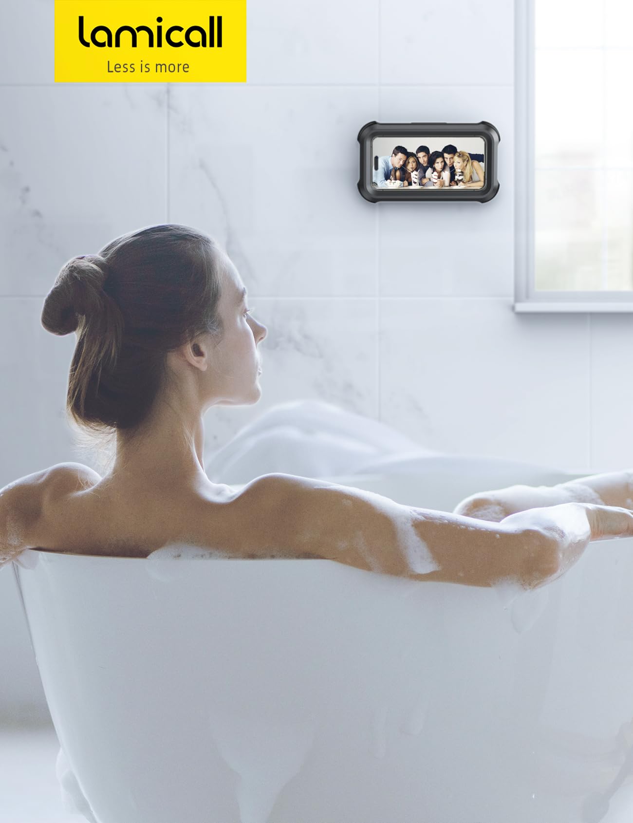 Foto 7 | Soporte De Teléfono De Ducha Lamicall Impermeable Para Iphone 4-7 - Venta Internacional.