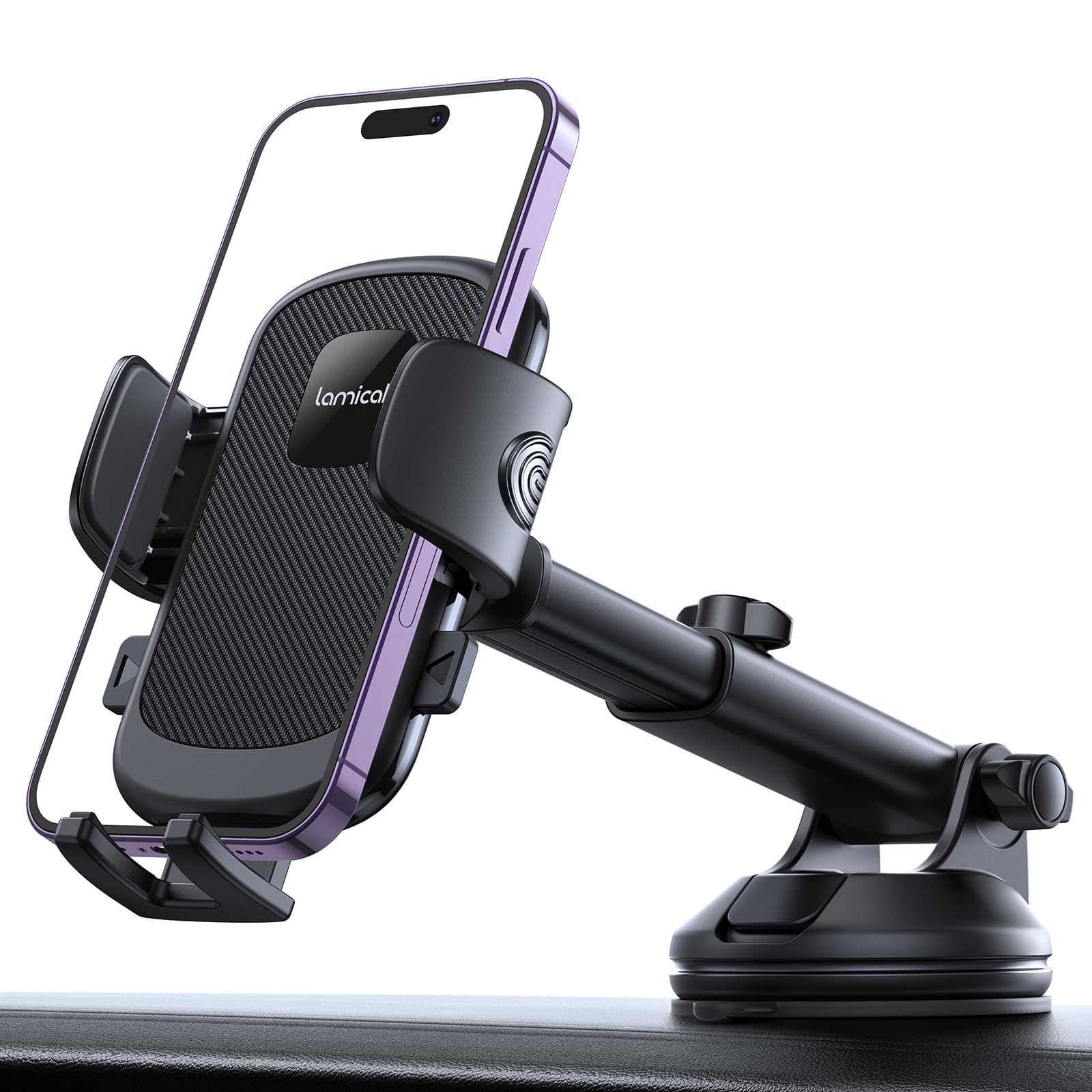 Foto 2 pulgar | Soporte De Teléfono De Coche Lamicall Ultra Con Succión De 32 Kg Para Iphone - Venta Internacional.