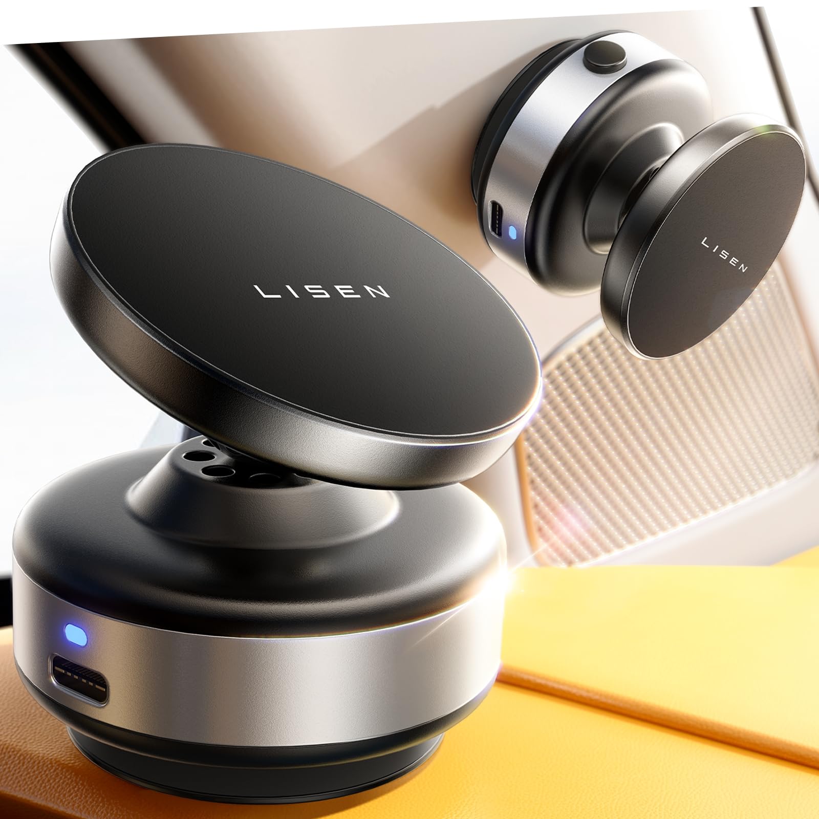 Foto 1 | Soporte Magnético Para Teléfono Al Vacío Lisen Para Iphone 12-16 - Venta Internacional.