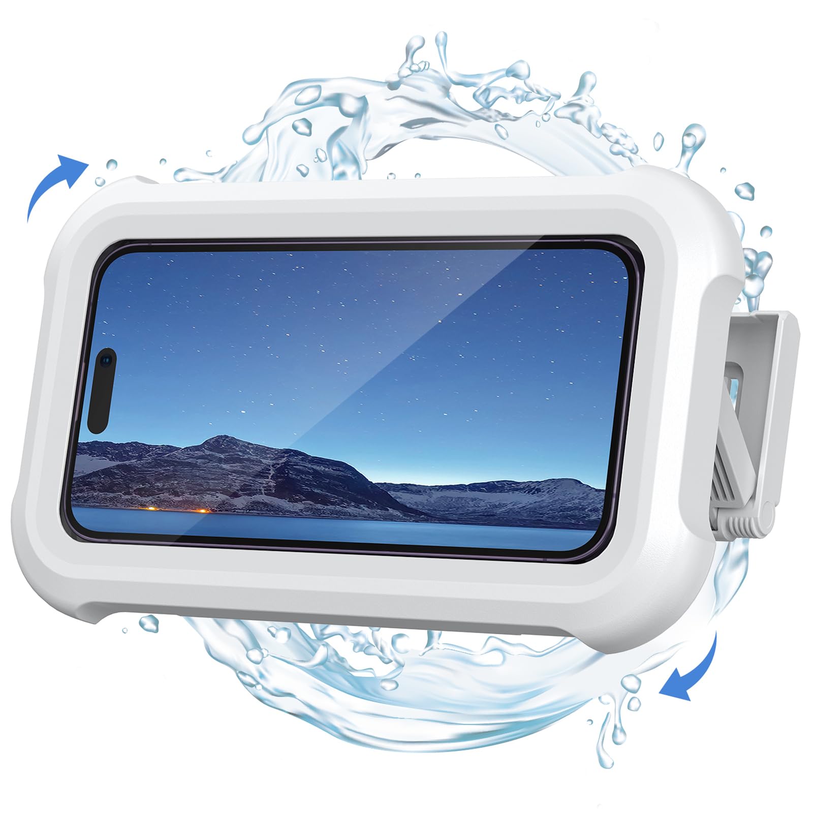 Foto 1 | Soporte De Teléfono De Ducha Lamicall Impermeable Para Teléfonos Móviles De 4 A 7 - Venta Internacional.