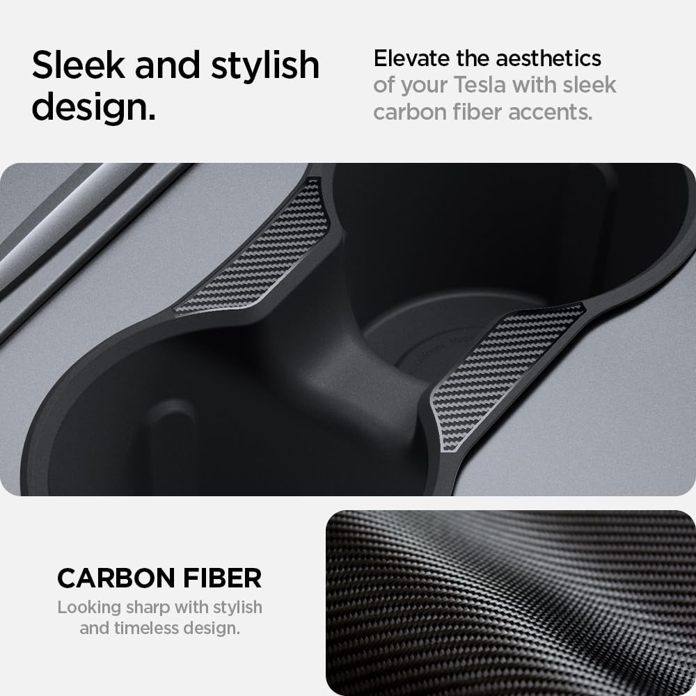 Foto 6 pulgar | Inserto Portavasos Spigen Relaxed Grip Para Tesla Model 3 E Y - Venta Internacional.